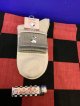 スヌーピー　レディース靴下　レイヤーソックス　（ツートン　ベージュ　グレー）60