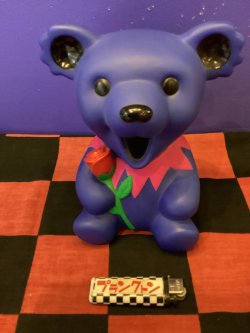 画像1: デッドベア　コインバンク　ソフビバンク　(ブルー)