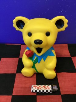 画像1: デッドベア　コインバンク　ソフビバンク　(イエロー)