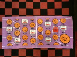 画像1: フェイスタオル（おえかきさん/ばすけさん）