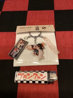 画像1: グレムリン　3チャームキーホルダー（ギズモ/シルバー）