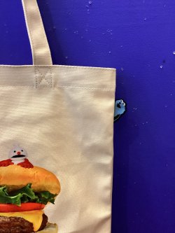 画像2: パペットスンスン　ぴょこっとトートバッグ(ハンバーガー)