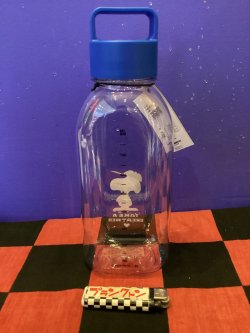 画像2: スヌーピー　ドリンクボトル(L) （クリア/ブルー)