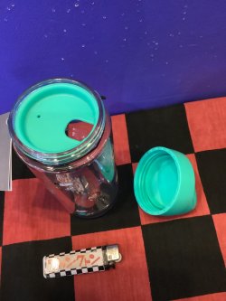 画像3: スヌーピー　ドリンクボトル　カラビナフック付き（グリーン/フレンズ）