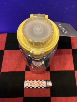 画像3: スヌーピー　ドリンクボトル　ネックストラップ付き　（クリア/イエロー/フライングエース）