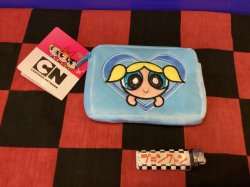 画像1: パワーパフガールズ　ミニティッシュポーチ付きパスケース(バブルス)