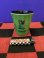 画像2: マインクラフト　マイクラ　メラミンカップ（MINECRAFT /グリーン×ブラック） (2)