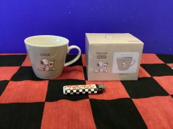 画像2: スヌーピー　マグカップ  (ハート　レター）