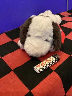 画像2: スヌーピー　ぬいぐるみポーチ　ペンポーチ　モカ