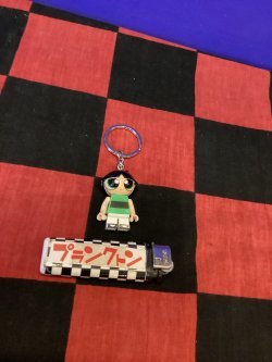 画像1: LEGO風ブロック　キャラクターキーホルダー(バターカップ)