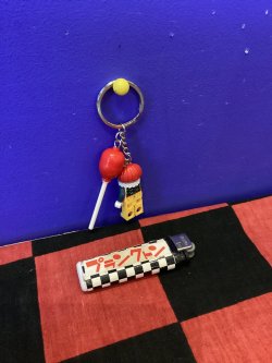 画像2: LEGO風ブロック　キャラクターキーホルダー(IT ピエロ風船)
