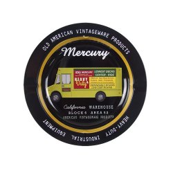 画像1: MERCURY アメリカンビンテージスモールトレイ(トラック　ブラック)
