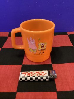 画像2: スポンジボブ 　　プラスティックマグカップ　（ボブ/パトリック/オレンジ)