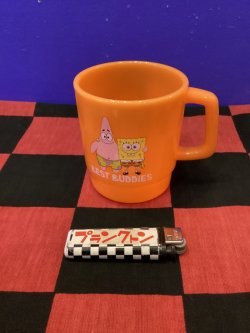 画像1: スポンジボブ 　　プラスティックマグカップ　（ボブ/パトリック/オレンジ)