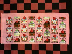 画像1: フェイスタオル（おえかきさん/しょーとけーきさん）