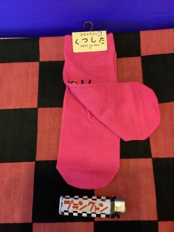画像2: おえかきさんシリーズ　レディース靴下（らぶ) 