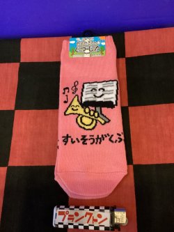 画像1: おえかきさんシリーズ　レディース靴下（すいそうがくぶ) 