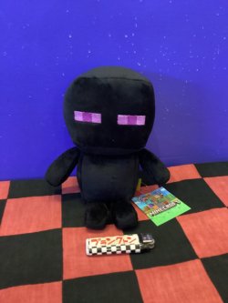 画像1: マインクラフト　コレクションぬいぐるみ(エンダーマン)