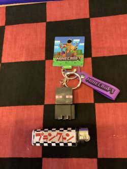 画像1: マインクラフト マスコットキーホルダー　（エンダーマン）
