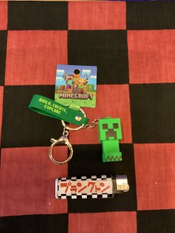 画像1: マインクラフト マスコットキーホルダー　（クリーパー）