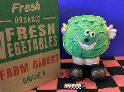 画像1: ベジタブルレジンスタチュー(キャベツ)