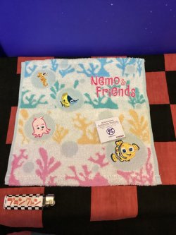 画像1: ファインディングニモ　ミニタオル（スクールフレンズ)