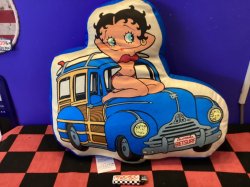 画像1: ダイカットクッション（ベティー/車）