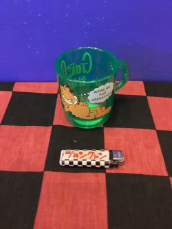 画像1: ミルキースタッキングマグカップ（グリーン　ガーフィールド） 