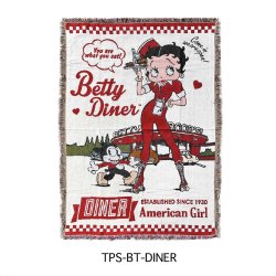 画像1: Betty Boop　フリンジタペストリー　（ディナー）