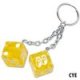 ムーンアイズ　ダイスキーリング　キーホルダー（クリアイエロー）
