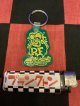 ラットフィンク　ラバーキーホルダー　（ダイカット/グリーン）