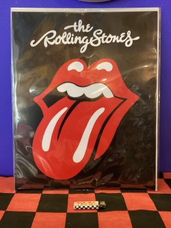 画像1: 特大ポスター（The Rolling Stones/ベロマーク）