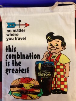 画像1: ビッグボーイ　特大巾着　