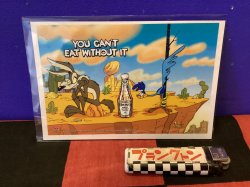 画像1: ルーニーテューンズ　ポストカード （ロードランナー＆コヨーテ）