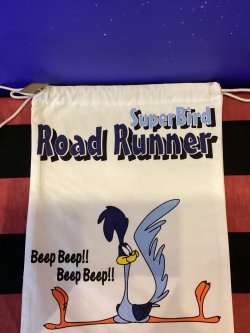 画像1: ルーニーテューンズ　特大巾着　（ロードランナー）