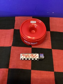 画像3: メニンアッシュトレイ　灰皿　（チャンピオン/CHAMPION/レッド）