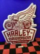 アンティークエンボスプレート(HARLEY バイク翼)