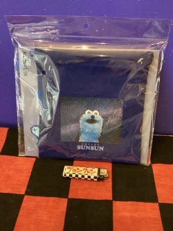 画像1: パペットスンスン　ひょこっとフラット巾着　（スペース）