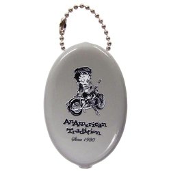 画像1: ベティ　ラバーコインケース（グレー）