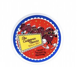 画像1: カリフォルニアレーズン　メラミンプレート