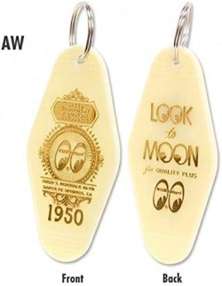 画像1: ムーンアイズ　イクイップドホテルキータグ　キーホルダー（ホワイト）