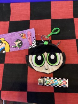 画像1: パワーパフガールズ　フェイスコインケース（バターカップ）