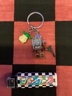 画像2: LEGO風ブロック　キャラクターキーホルダー(スターウォーズ/マンダロリアン&グローグー）