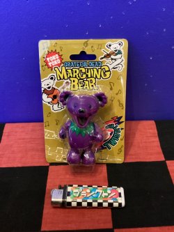 画像1: デッドベア　マーチングベア ぜんまい（パープル）