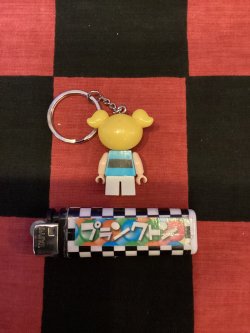 画像2: LEGO風ブロック　キャラクターキーホルダー(パワーパフガールズ/バブルス)