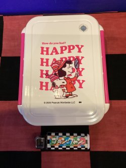 画像1: スヌーピー　1段ランチボックス（BEANIE)