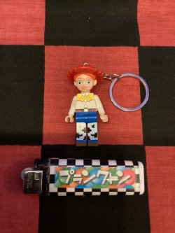 画像1: LEGO風ブロック　キャラクターキーホルダー(トイストーリー/ジェシー）
