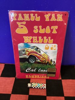 画像1: アメリカン　アンティーク風メタルプレート（PANEL. VAN)