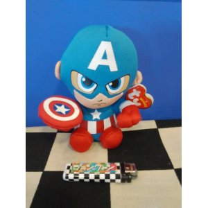 画像: MARVELマーベル　tyぬいぐるみ　キャプテンアメリカ