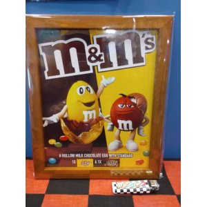 画像: 額入りポスター（m&ms/チョコエッグ）